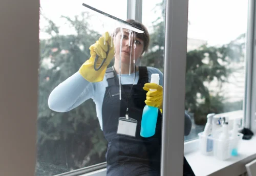 Nettoyage de vitres intérieures et extérieures à Alleyrat